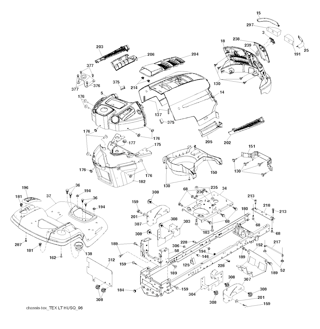 Explosionszeichnung Ersatzteile