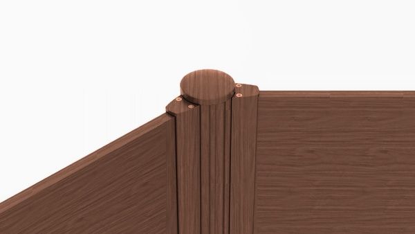 Alberts® Alu Sichtschutz Palitio als Set, Profilhöhe 150 mm, zum Aufschrauben