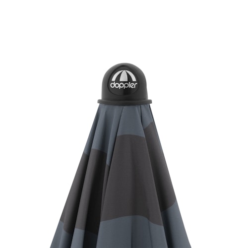 doppler Mittelmastschirm myZONE 190 x 125 Manual, Stahl Anthrazit / 100 % Polyester 180 g/m² 