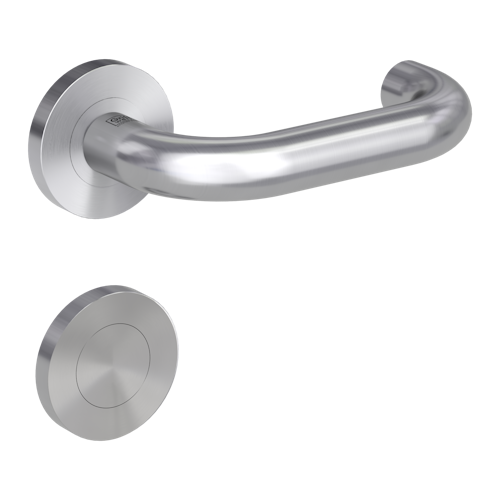 Griffwerk ALESSIA PROFESSIONAL Schraubtechnik GK4 -Edelstahl matt  Rosettengarnitur -Schraubt. -BL -TS 40-45mm