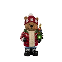 Konstsmide Weihnachtsbeleuchtung LED Teddybär klein batteriebetrieben