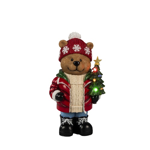 Konstsmide Weihnachtsbeleuchtung LED Teddybär klein batteriebetrieben