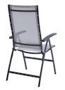 Vorschaubild Diamond Garden Hochlehner VALENCIA, Edelstahl Dunkelgrau / Sunproof Sling / Alu-Armlehnen