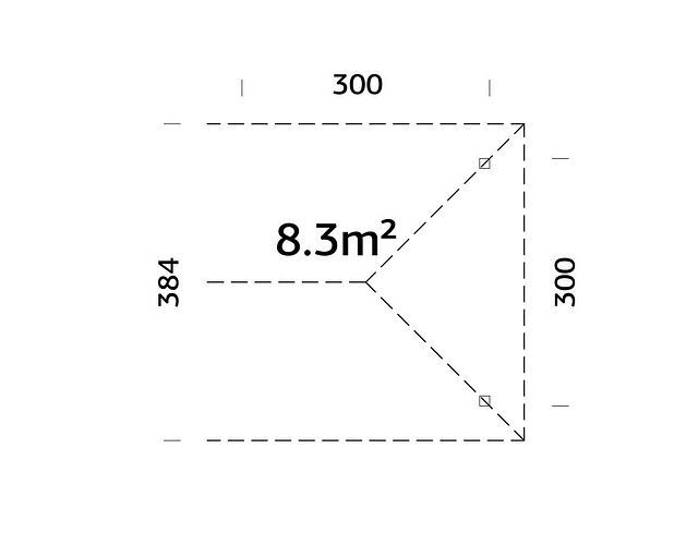Palmako zusätzliches Dach für Bianca 8,3m²