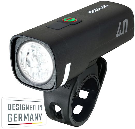 Sigma Sport Scheinwerfer Aura 40 schwarz