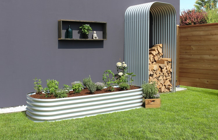 Vitavia Erweiterung "Stretched" 80 cm für Hochbeet Terra Basic Höhe 40/63 cm