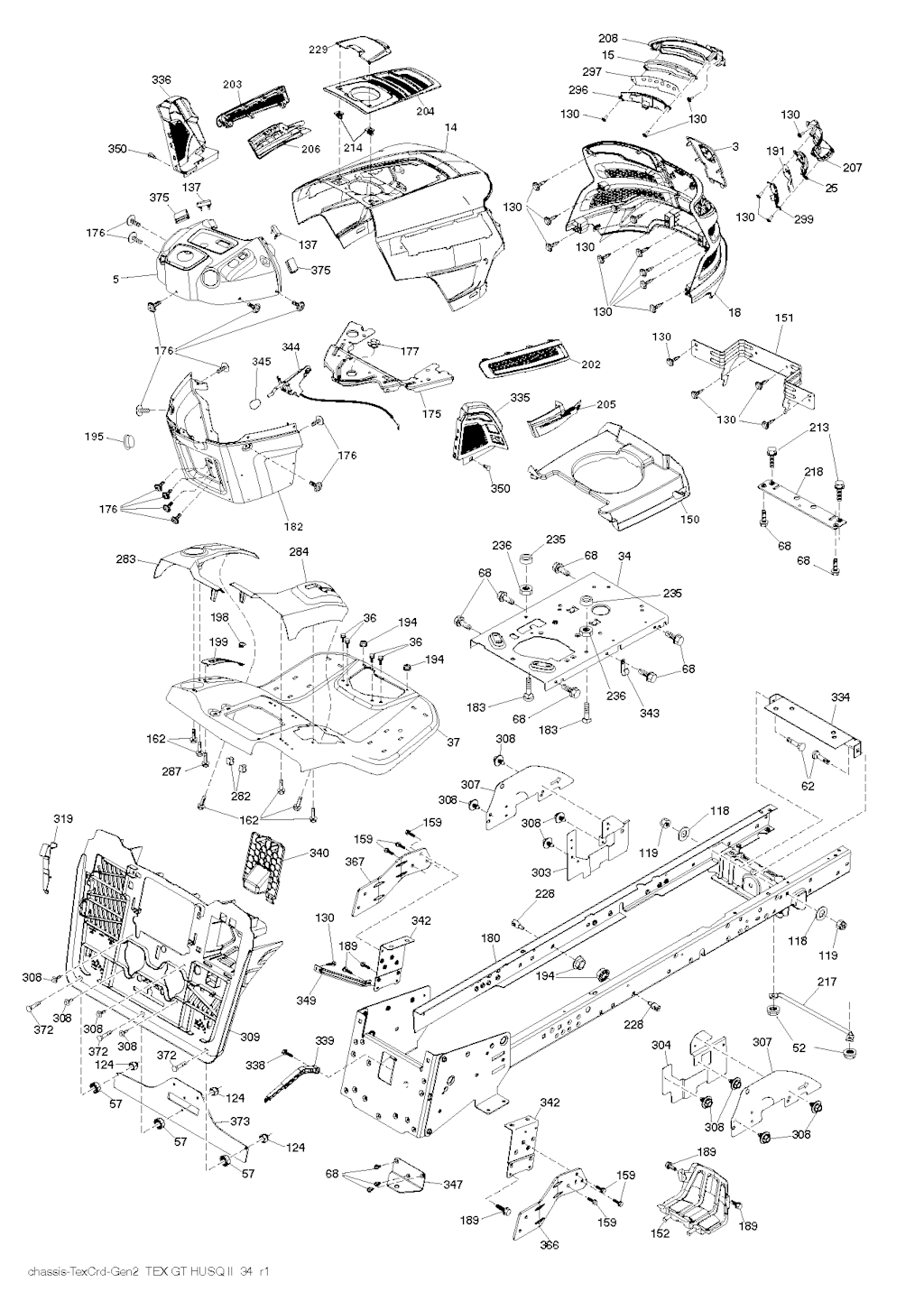 Explosionszeichnung Ersatzteile