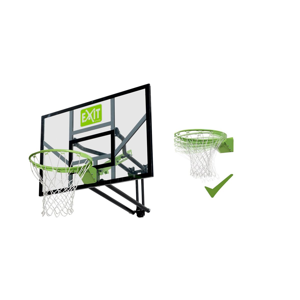 EXIT Basketballkorb Galaxy Wall-mount System-mit Dunkring