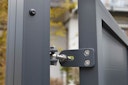 Vorschaubild dz VIDUAL Swing Einzeltor Line 150 x 20 mm Rechteckprofil  Distanz 28 mm 
