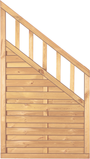 T&J FREIBURG Zaunelement Ecke 90x160/90 cm