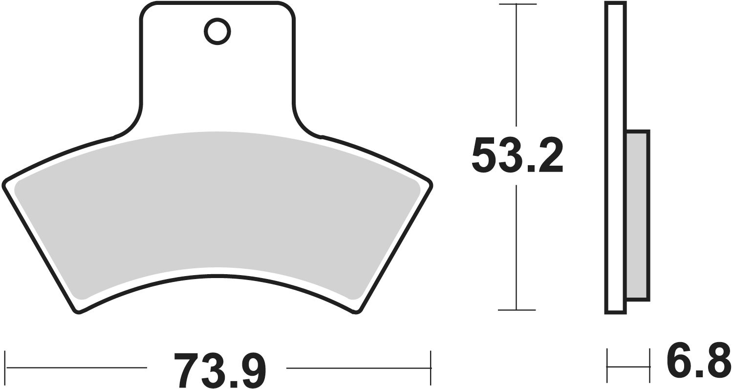 SBS Bremsbelag 755RSI Offroad Racing Sinter