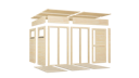 Vorschaubild Bertilo Gartenhaus Pentus 3 Office - 19 mm