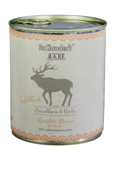 Dr. Clauder's BARF Komplett Menü 800g Dosen HundenassfutterVorschaubild