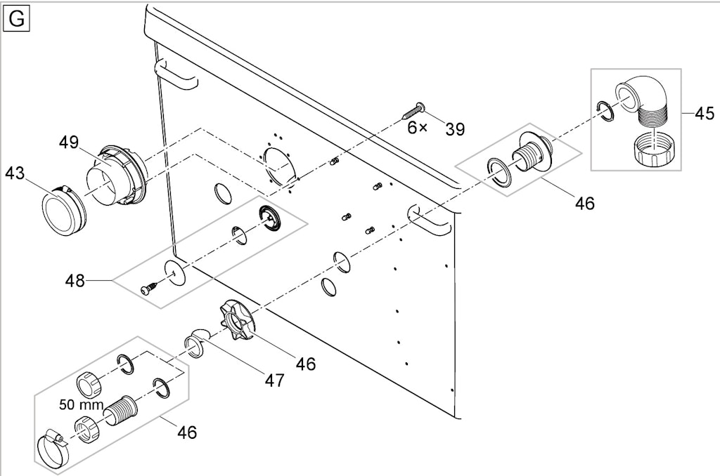 Explosionszeichnung Ersatzteile