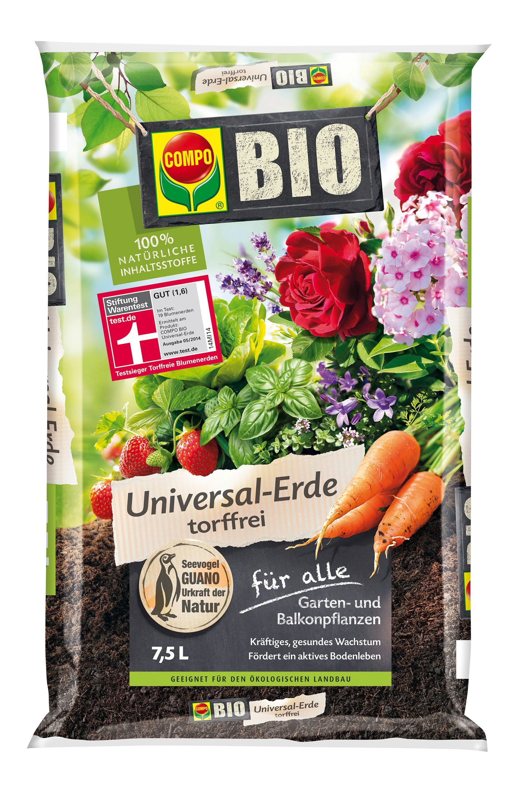 COMPO BIO Universal-Erde torffrei