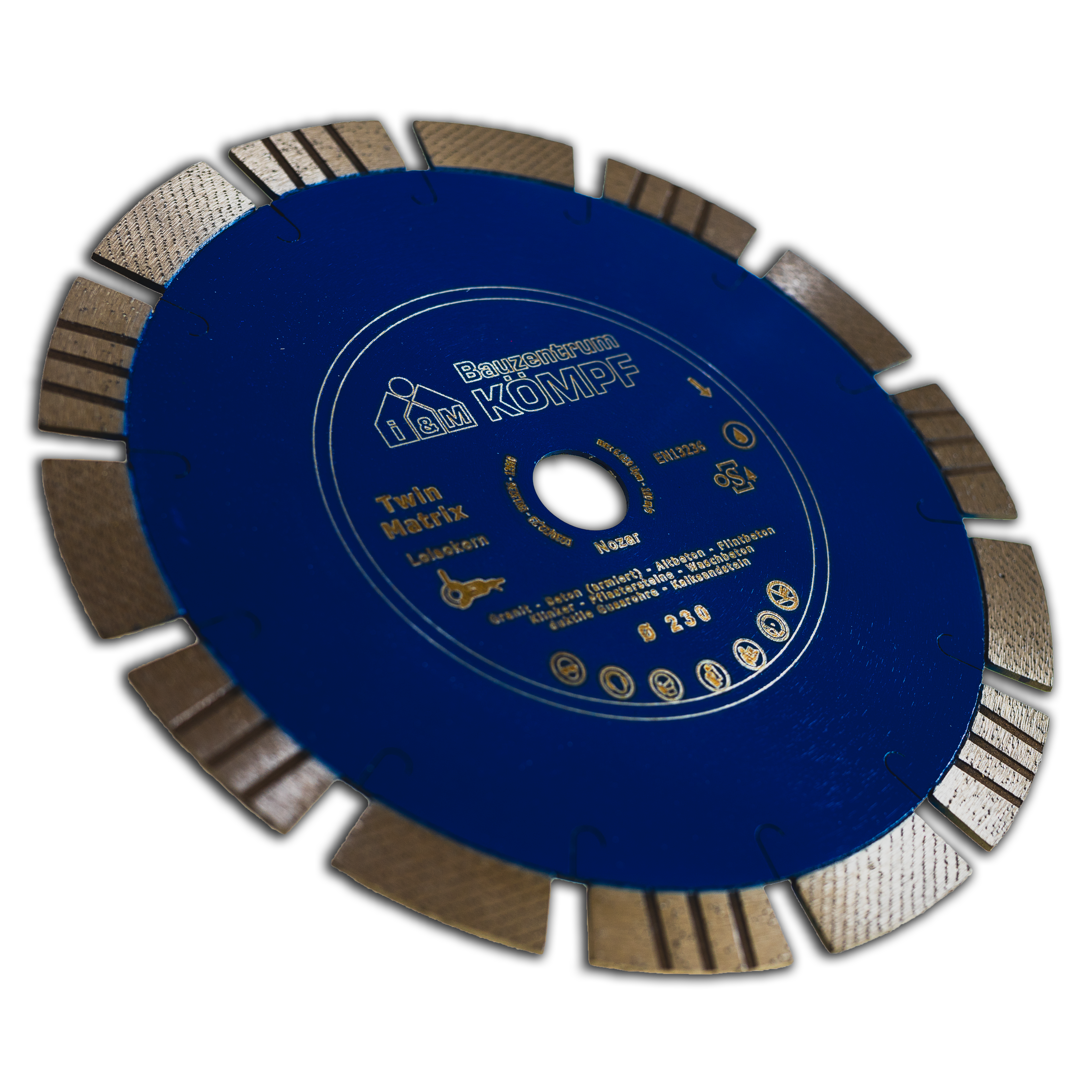 Nozar Diamant-Trennscheibe Twin Matrix Silentcut 230 mm