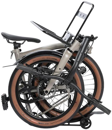 Fahrer Gepäckträger Front Rack XL Brompton schwarz
