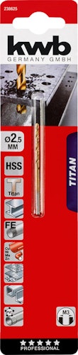 kwb TITAN HSS Sp-Bohrer  2,5 mm SB 238625