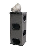 NOBBY Kratztonne "ADRA III" dunkelgrau 38 x 38 x 98 cm