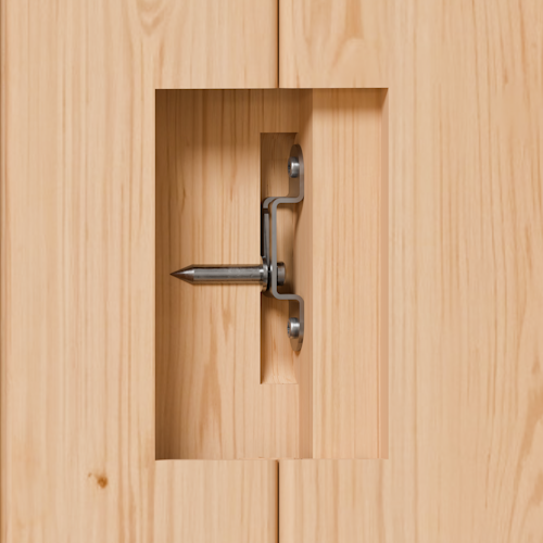 Bertilo Sauna Model 1 Mini white - 58 mm