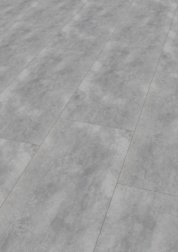 KWG Antigua infinity Hydrotec Cement grey gefast Designvinyl Fertigfußboden 120,5x44,5 cm