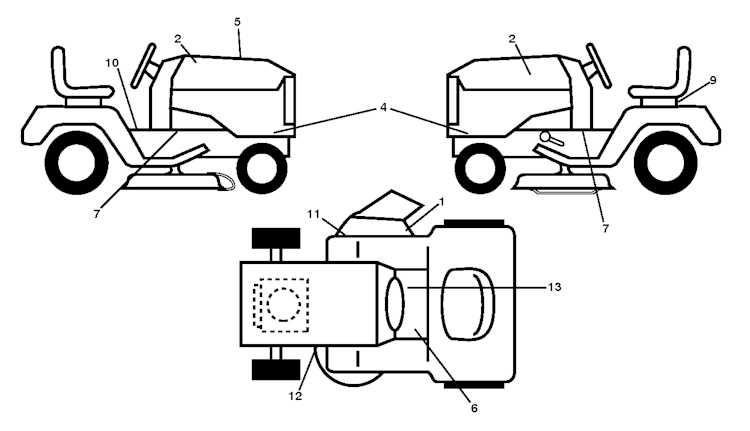 Husqvarna Gartentraktoren 96041016904 LTH19530