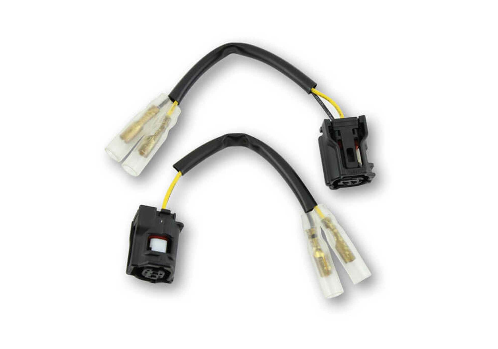 PROTECH Universal Blinkeradapterkabel (Paar) für diverse Yamaha Modelle Spiegel & Blinker Schwarz  für YAMAHA MT-07, MT-...