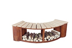 Badeko Bank „Freiburg“ in Edelrostoptik