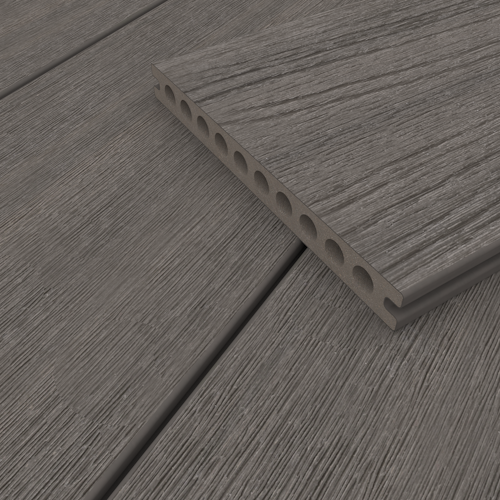NewTechWood Gigante WPC-Terrassendiele Hohlkammer Silver Gray  23 x 210 mm