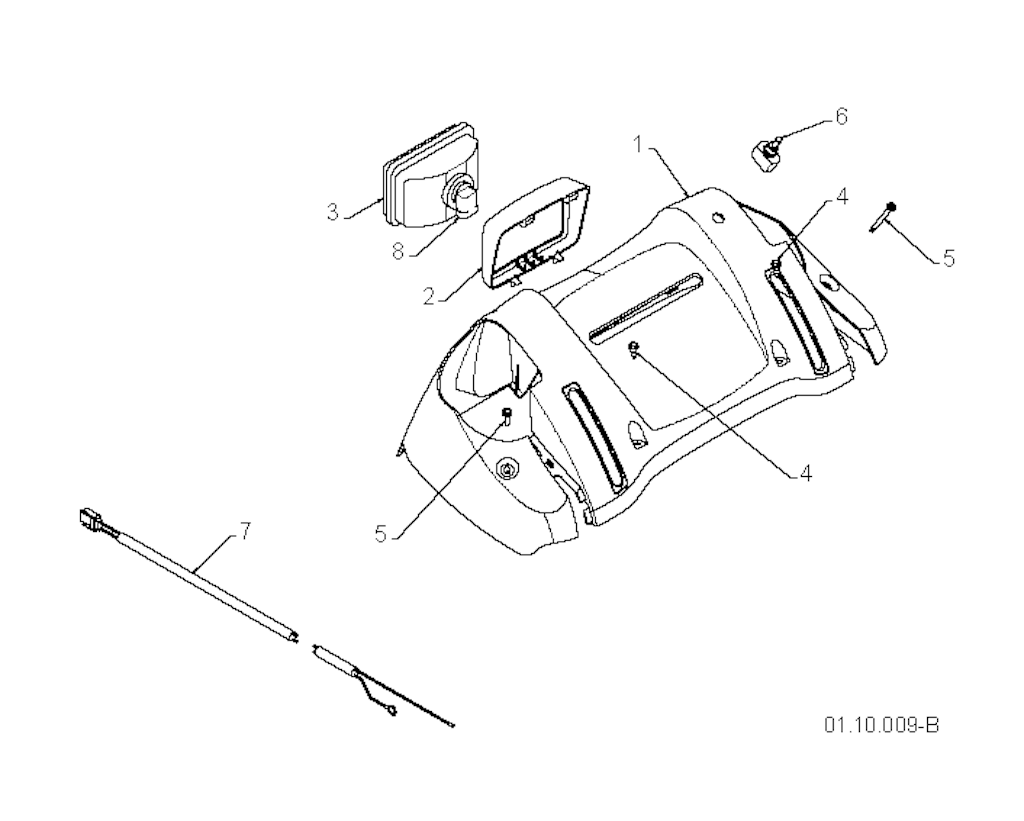 Explosionszeichnung Ersatzteile