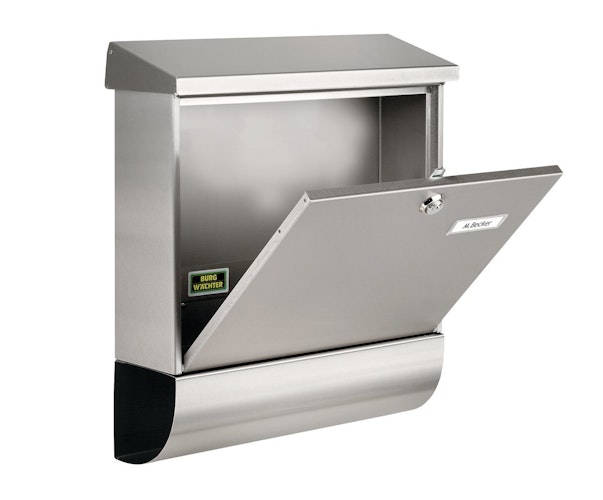 Burg Wächter Briefkasten Amrum-Set Edelstahl 38670 Ni