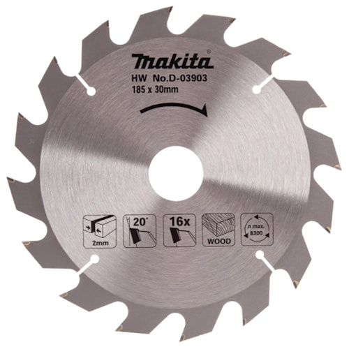 Makita Sägeblatt 185x30/16Z D-03903