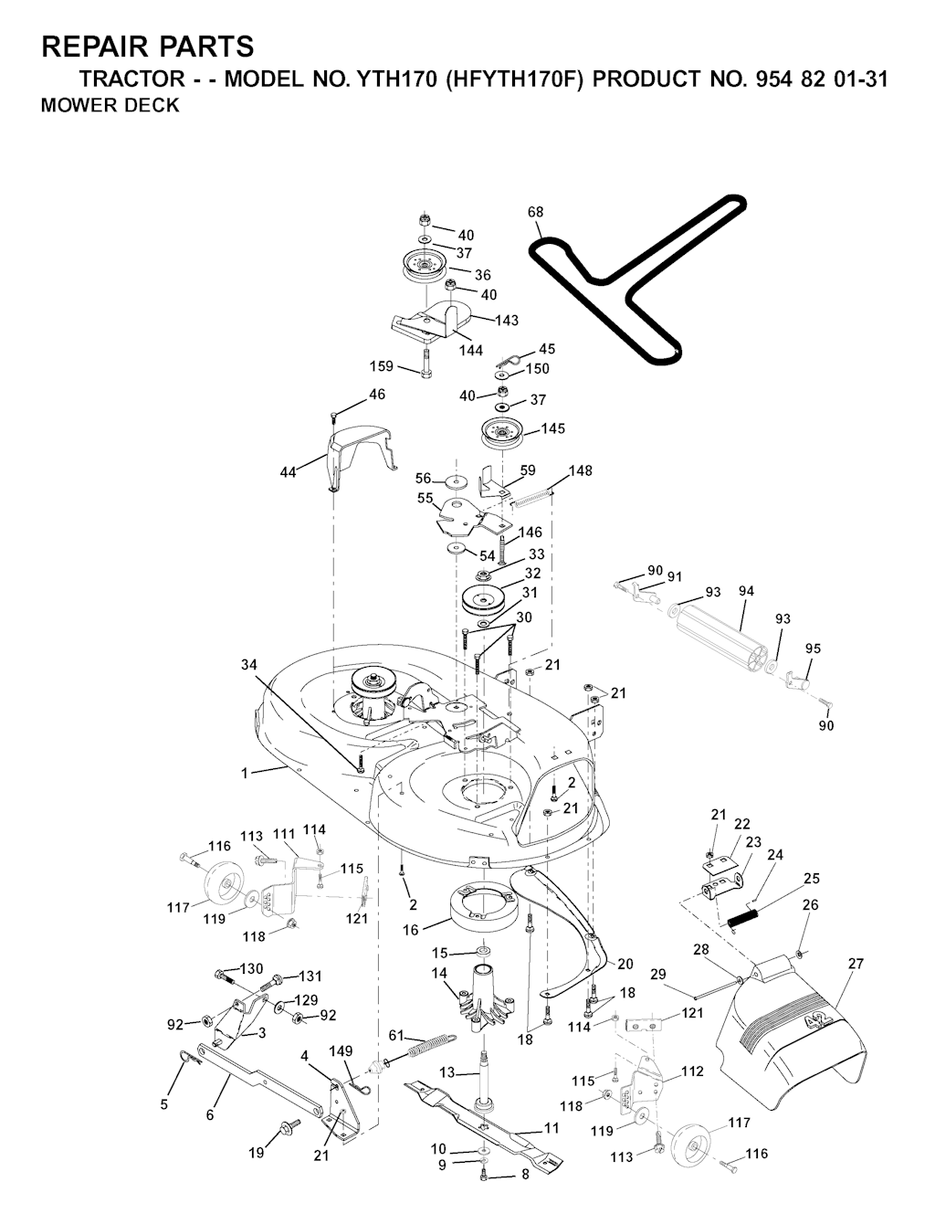 Explosionszeichnung Ersatzteile