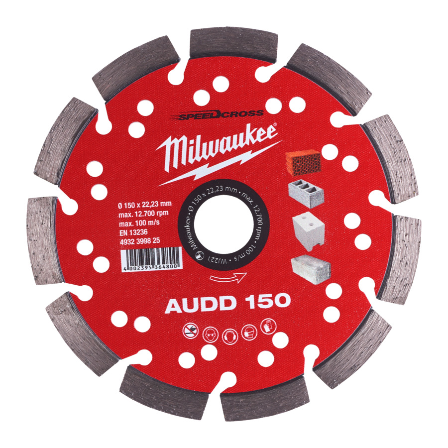 Milwaukee DIAMANT-TRENNSCH. SPEEDCROSS AUDD150 4932399825