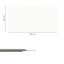 Vorschaubild Revét Vinyl Wandfliese Weiss Hochglanz 60 x 30 cm