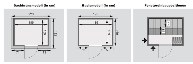 Karibu Woodfeeling Sauna Adelina - 38 mm Massivholz Aktionssauna inkl. gratis Sauna-Zubehörset im Wert von 234,94 €