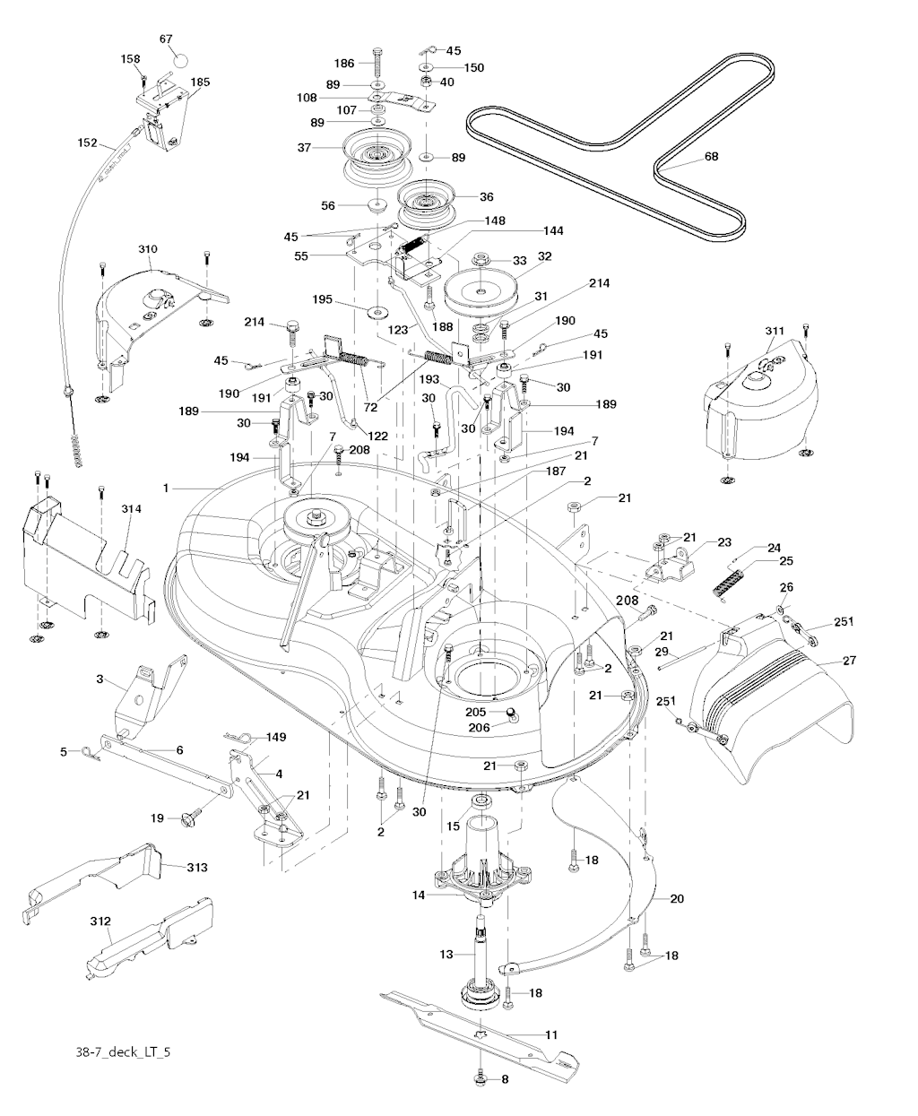 Explosionszeichnung Ersatzteile