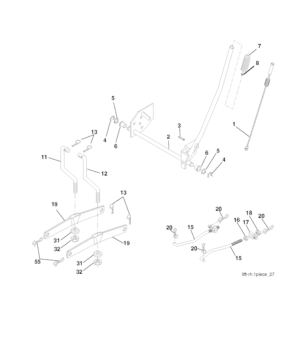 Explosionszeichnung Ersatzteile
