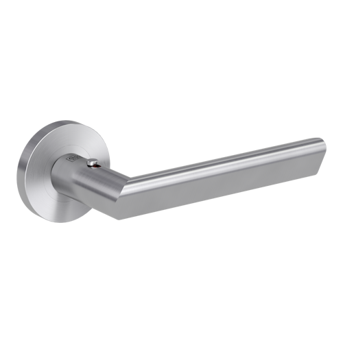 Griffwerk Türgriff smart2lock 2.0 TRI 134 Schraubtechnik -Edelstahl matt Griffpaar mit Drückerrosetten