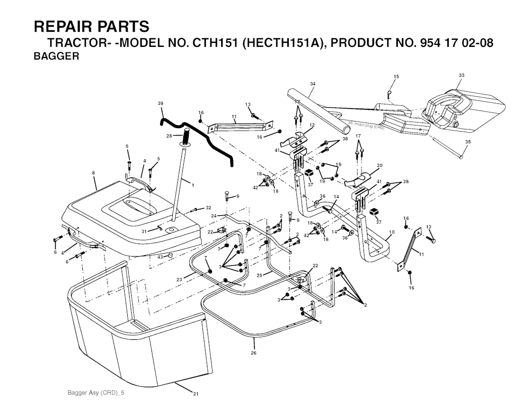 Explosionszeichnung Ersatzteile