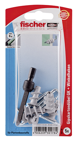 FISCHER Gipskartondübel GK WH K (5Stück)