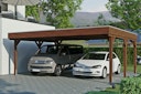 Vorschaubild Skan Holz Grunewald - Flachdach Carport aus Leimholz Breite 622 cm