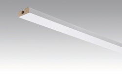 MEISTER Vierkant-Deckenabschlussleiste 15/40 mm  Weiß Hochglanz 4084 - 2380 mm