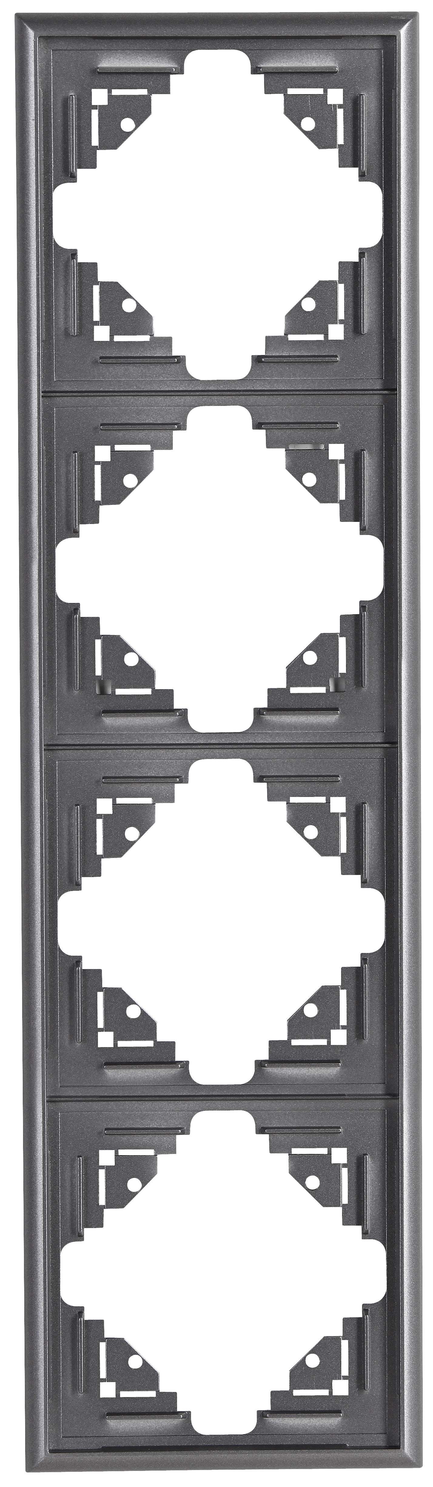 Kopp Abdeckrahmen MALTA 4-fach anthrazit