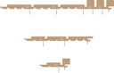 Vorschaubild OSMO VERTO BLACK STRIPE Fassadenprofil Nordische Fichte riffelgesägt Patina 905 21 x 146 mm, VE 4 Stk.