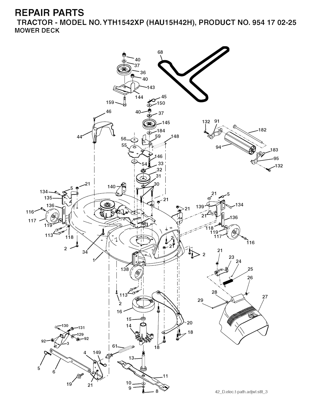 Explosionszeichnung Ersatzteile
