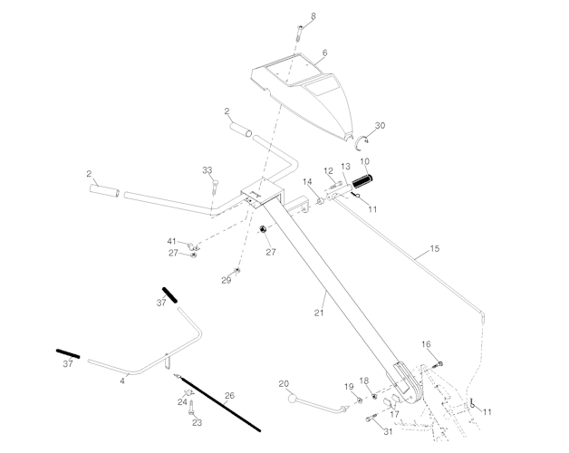 Husqvarna Motorhacken 96093000801 DRT900