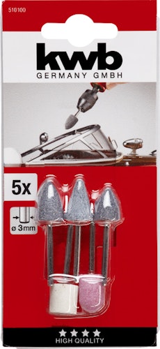kwb Mini-Schleifstiftsatz 5-tlg SB 510100