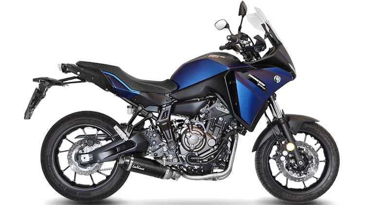 LeoVince Komplettanlage Carbon SBK LV ONE EVO 2/1 für YAMAHA TRACER 7/GT mit Katalysator