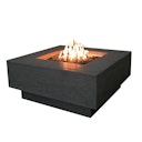 Vorschaubild Gas Feuerstelle Manhattan Beton-Optik dunkelgrau